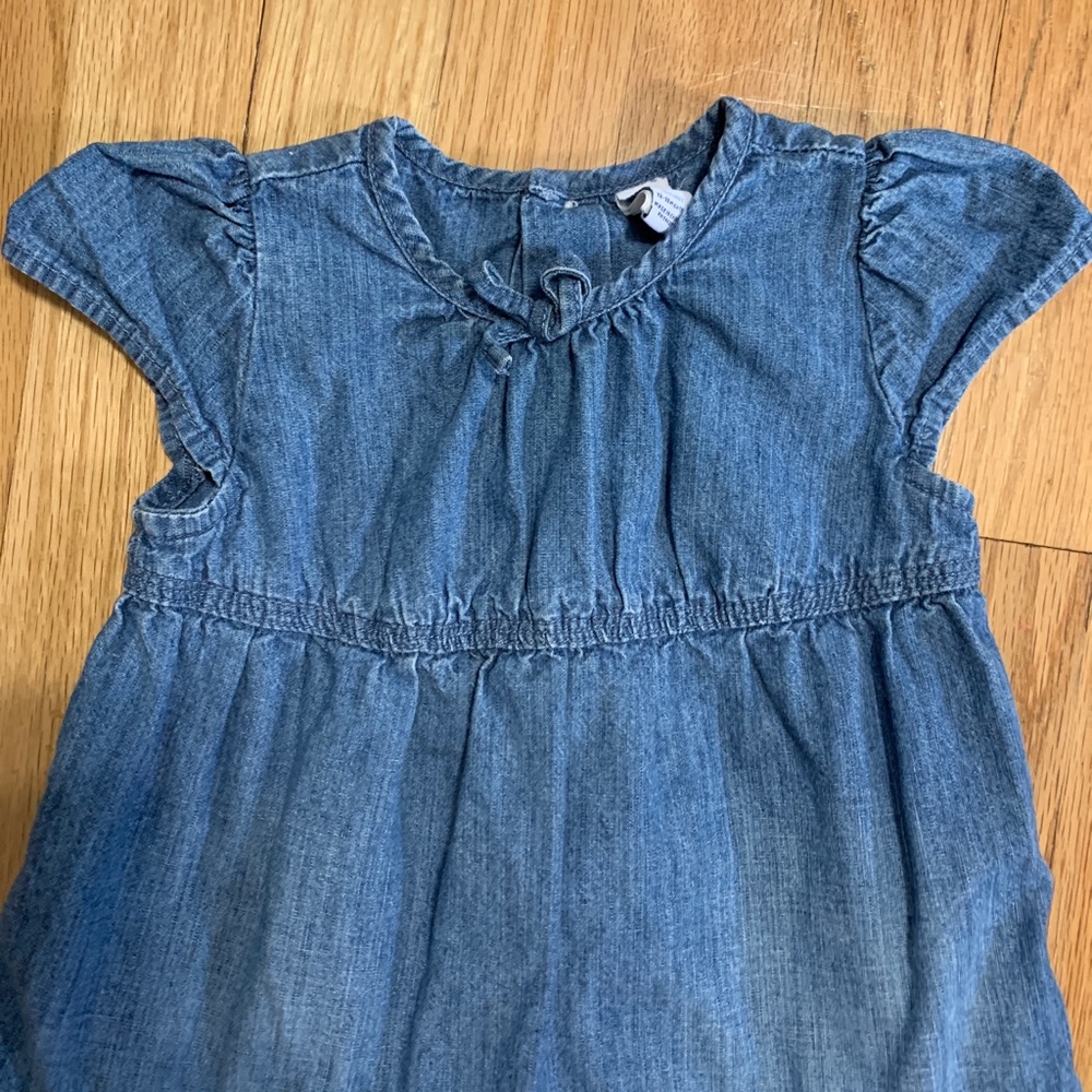 Infant girls BabyGap Denim Dress 12-18 months - Picture 4 of 7